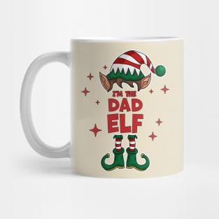 I'm The Dad Elf - Funny Christmas Matching Family Group Xmas Mug